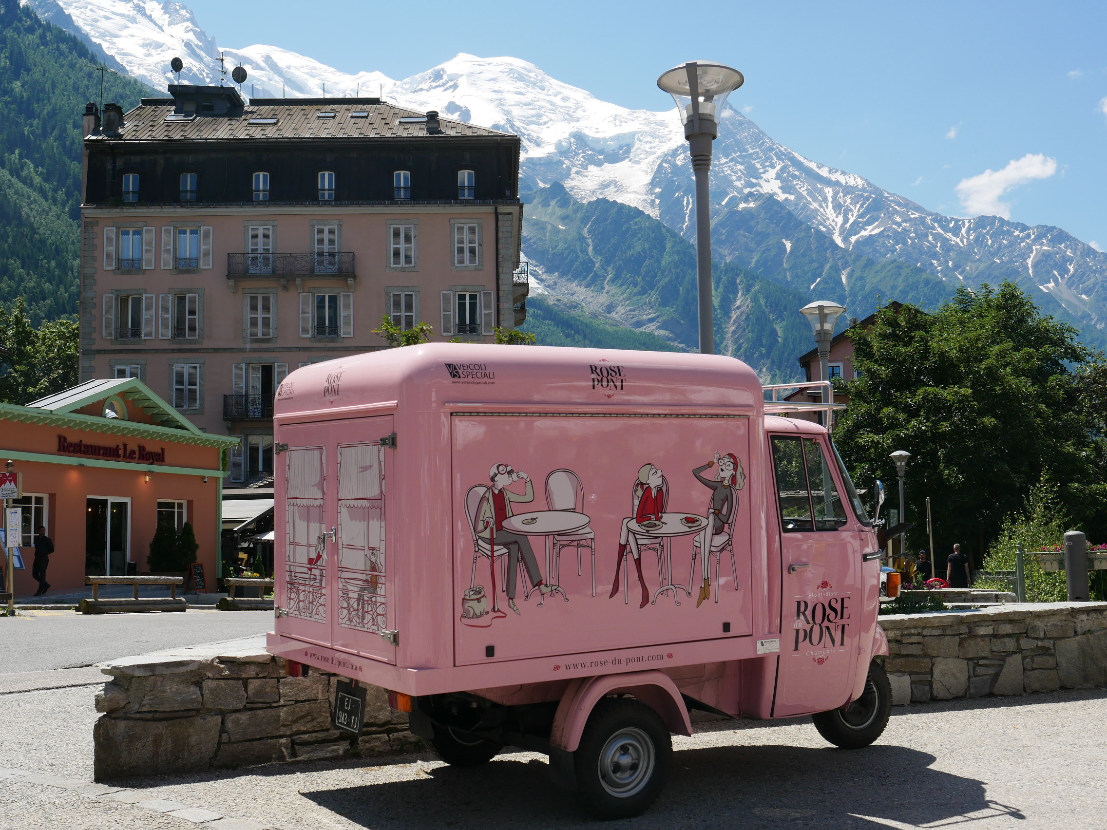 Pink French Van