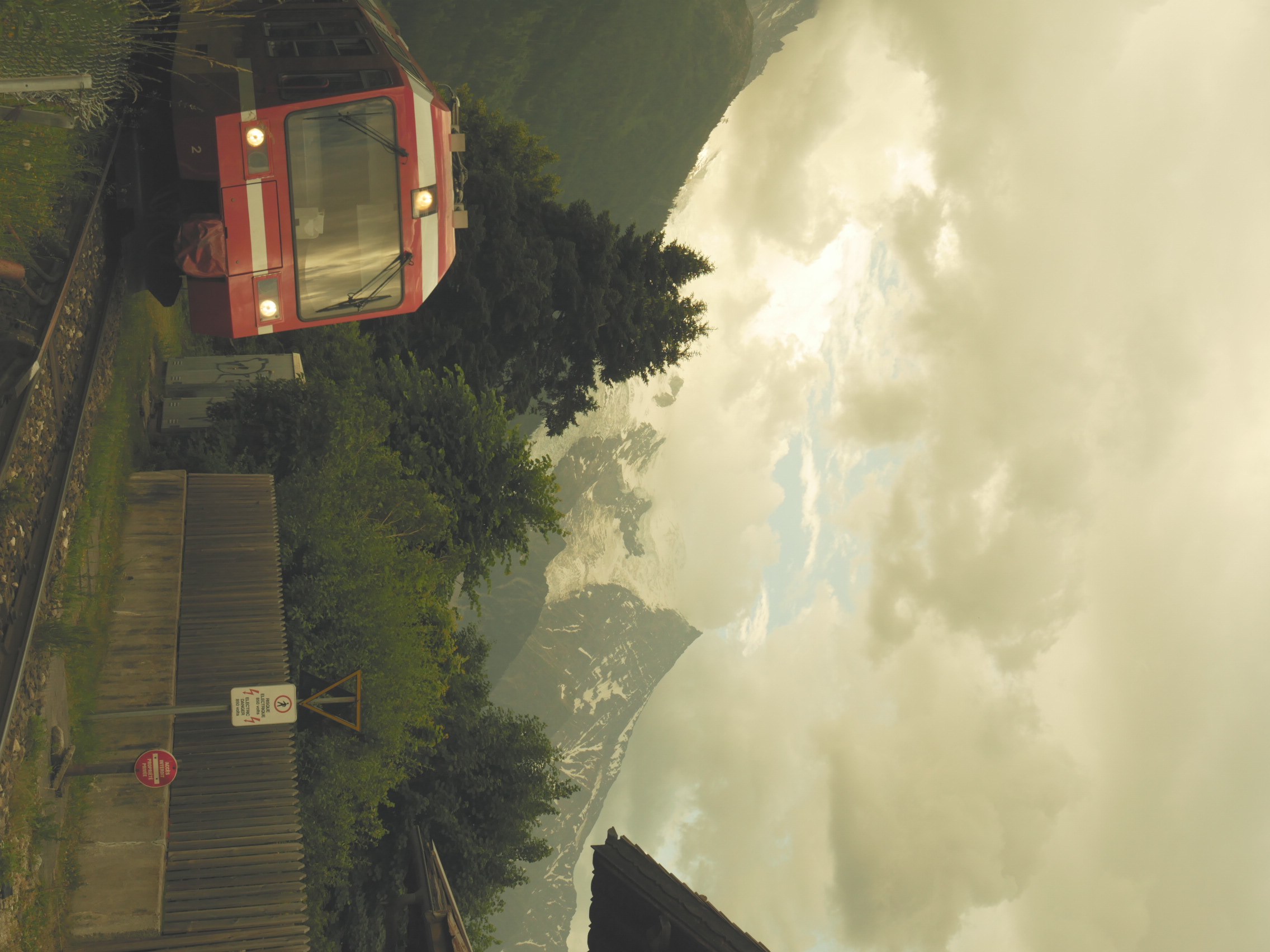 Quick! Here comes the train!