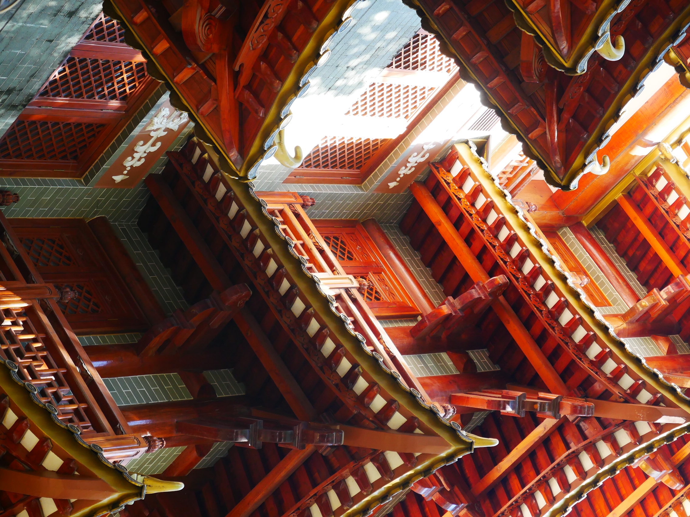 Red Lattice Lego